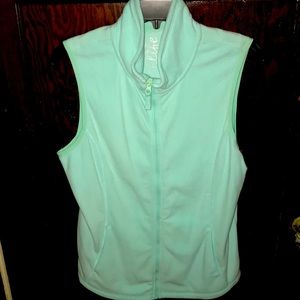 Fleece material vest